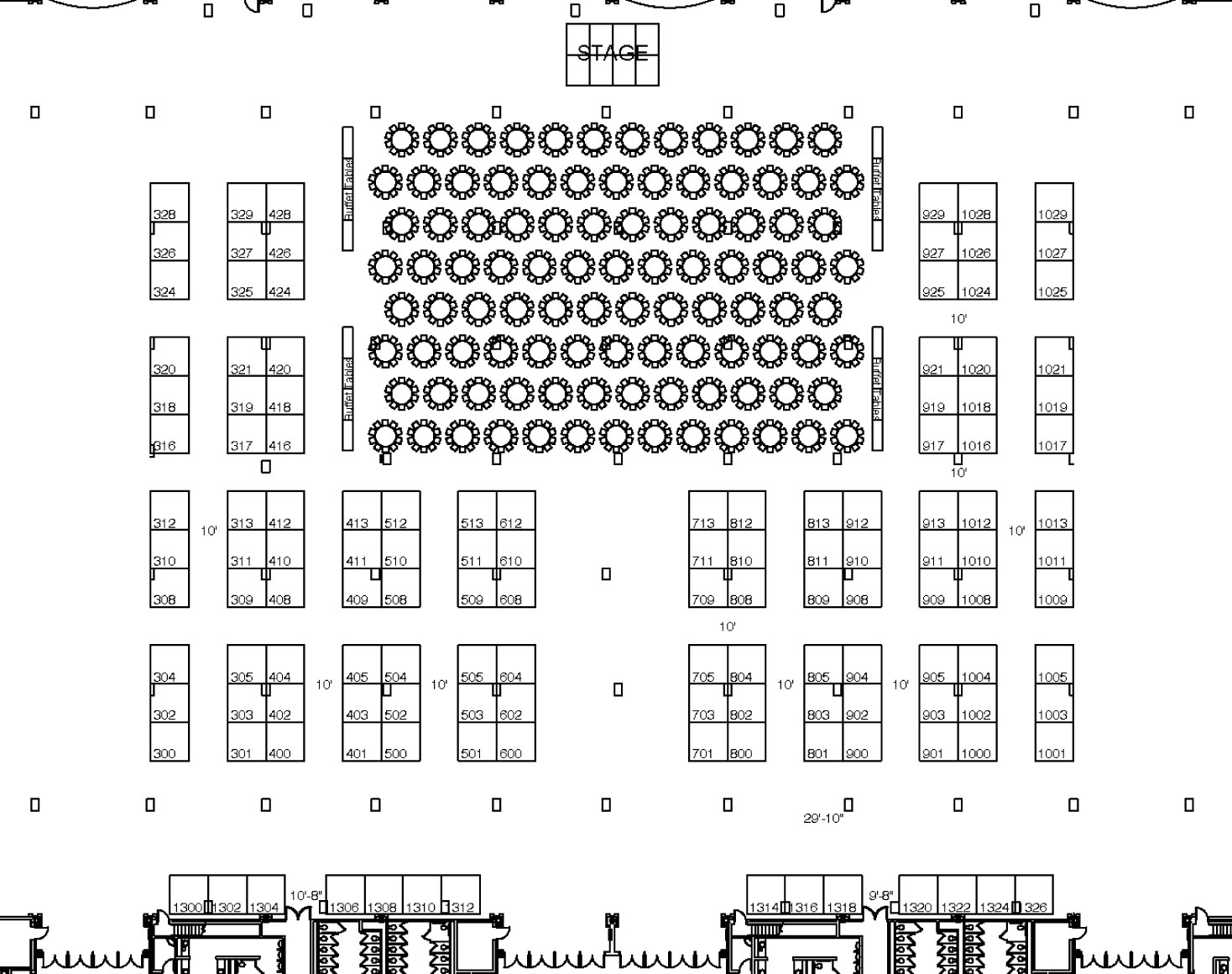 TENSOS 2026 EXHIBIT HALL MAP